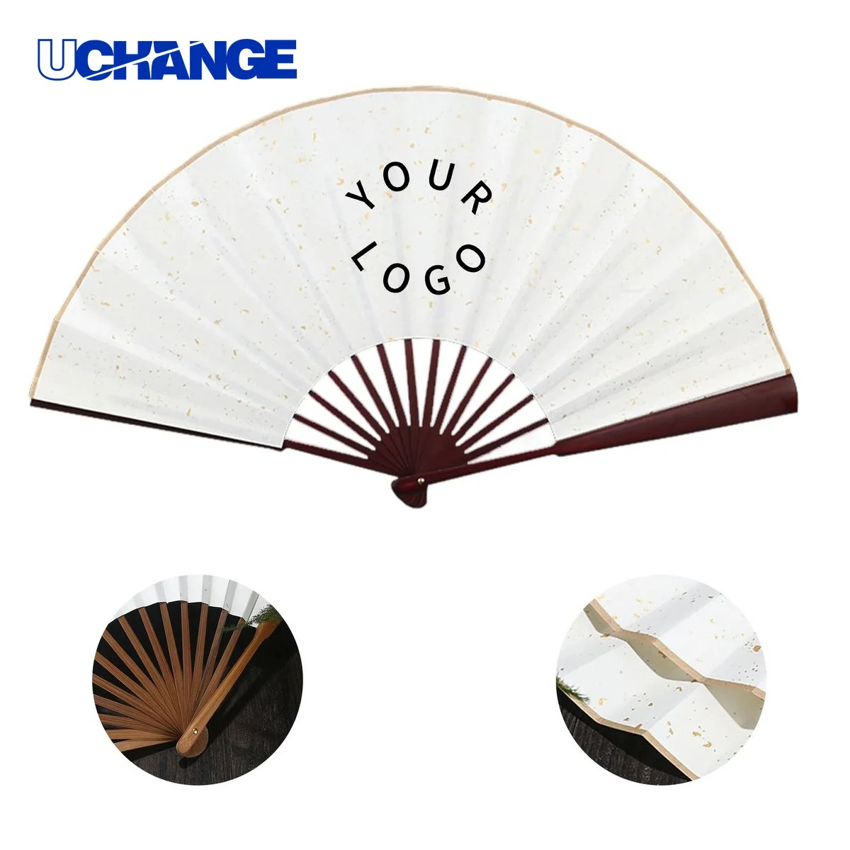 Bamboo Style Folding Hand Fan 1