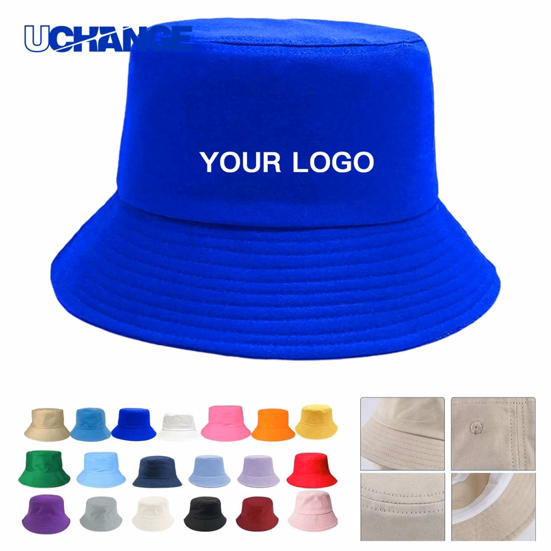 Cotton Bucket Hat Headwear for Beach and Hiking