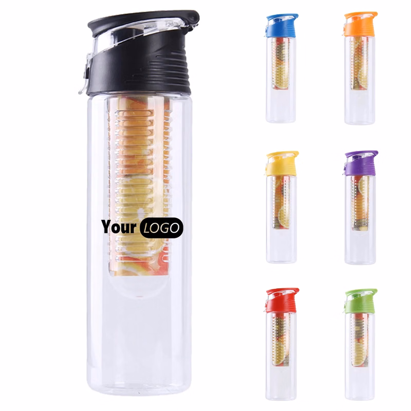 Plastic 700ml Fruit Transparent Sports Kettle