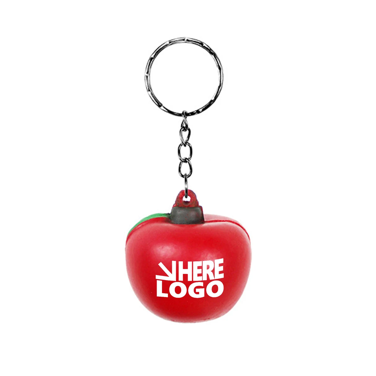 MOQ 20 Apple Stress Relieve Toy Key Chain 1
