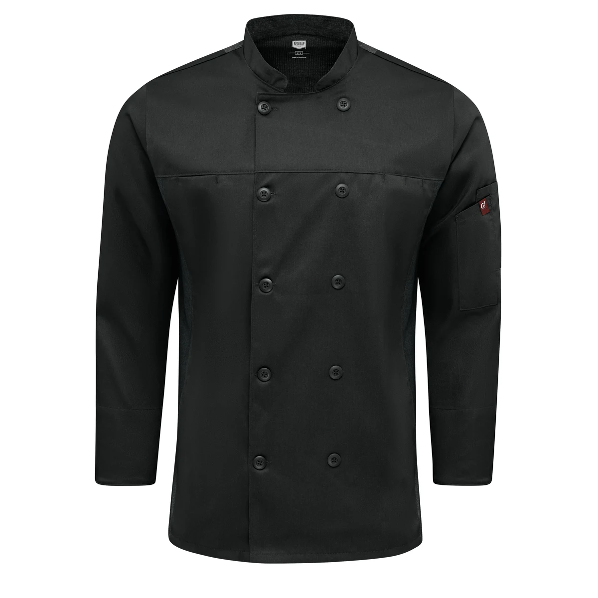 Red Kap® Men's Deluxe Airflow Chef Coat 1
