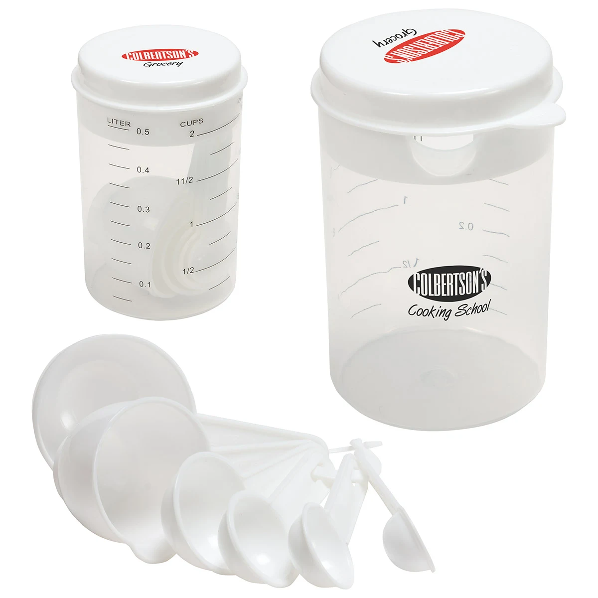 Recipe-Ready Measuring Cup Set & Strainer 1