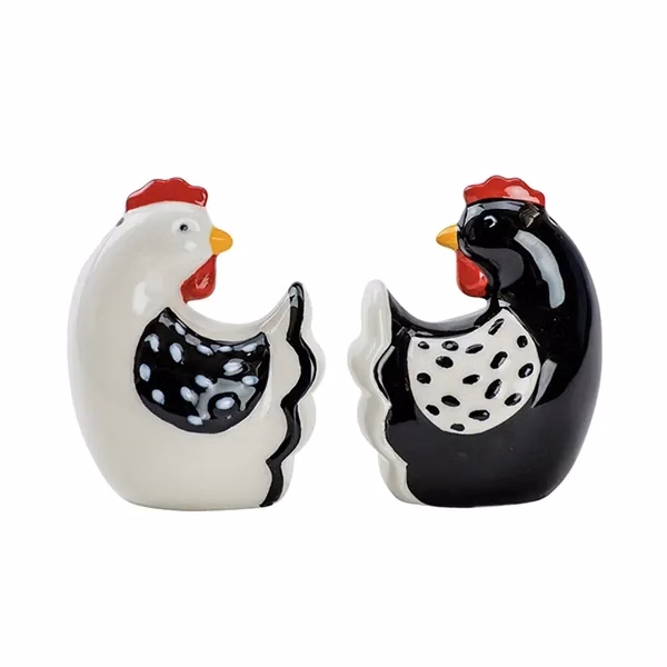 Ceramic Salt and Pepper Shakers Set