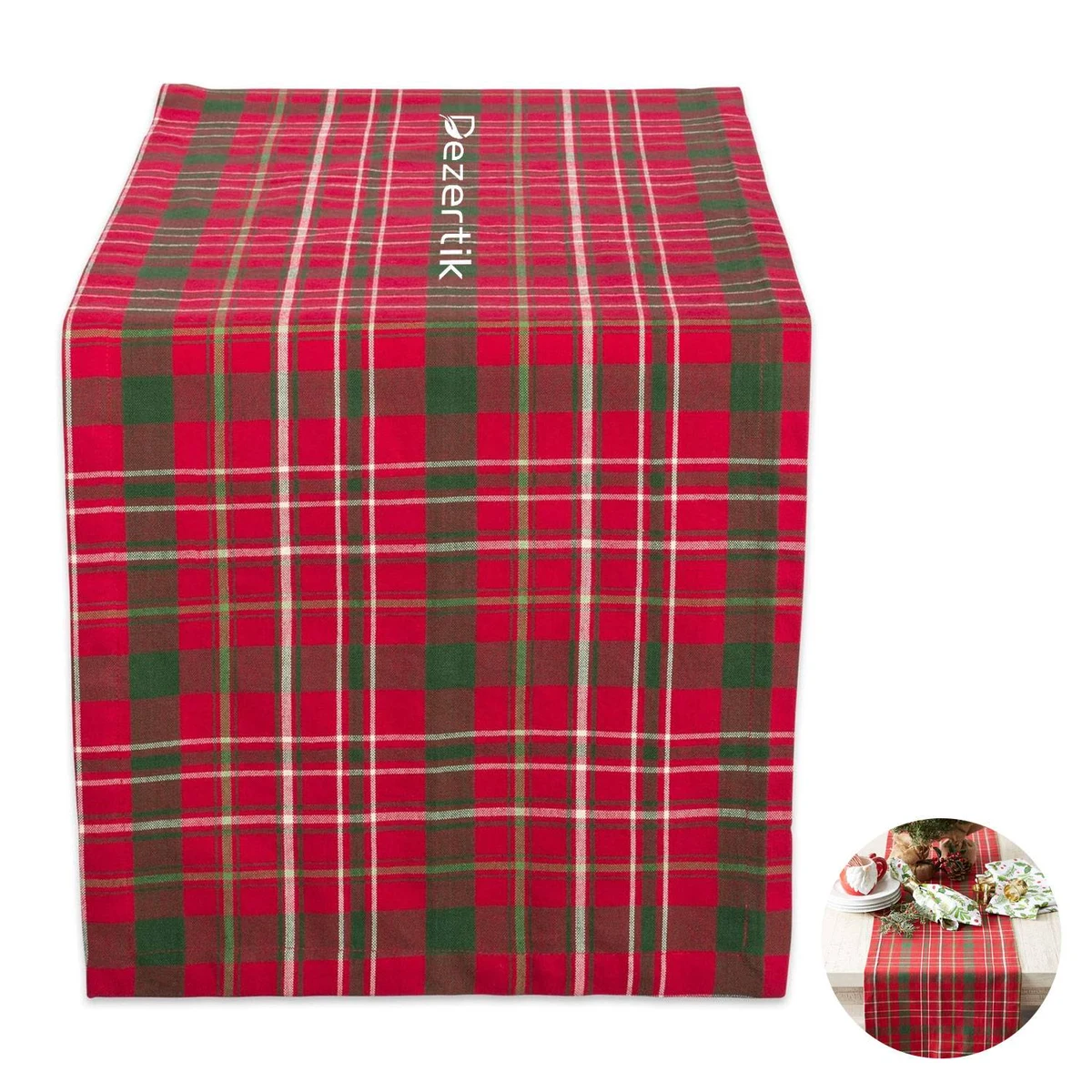 Christmas table flag and tablecloth 1