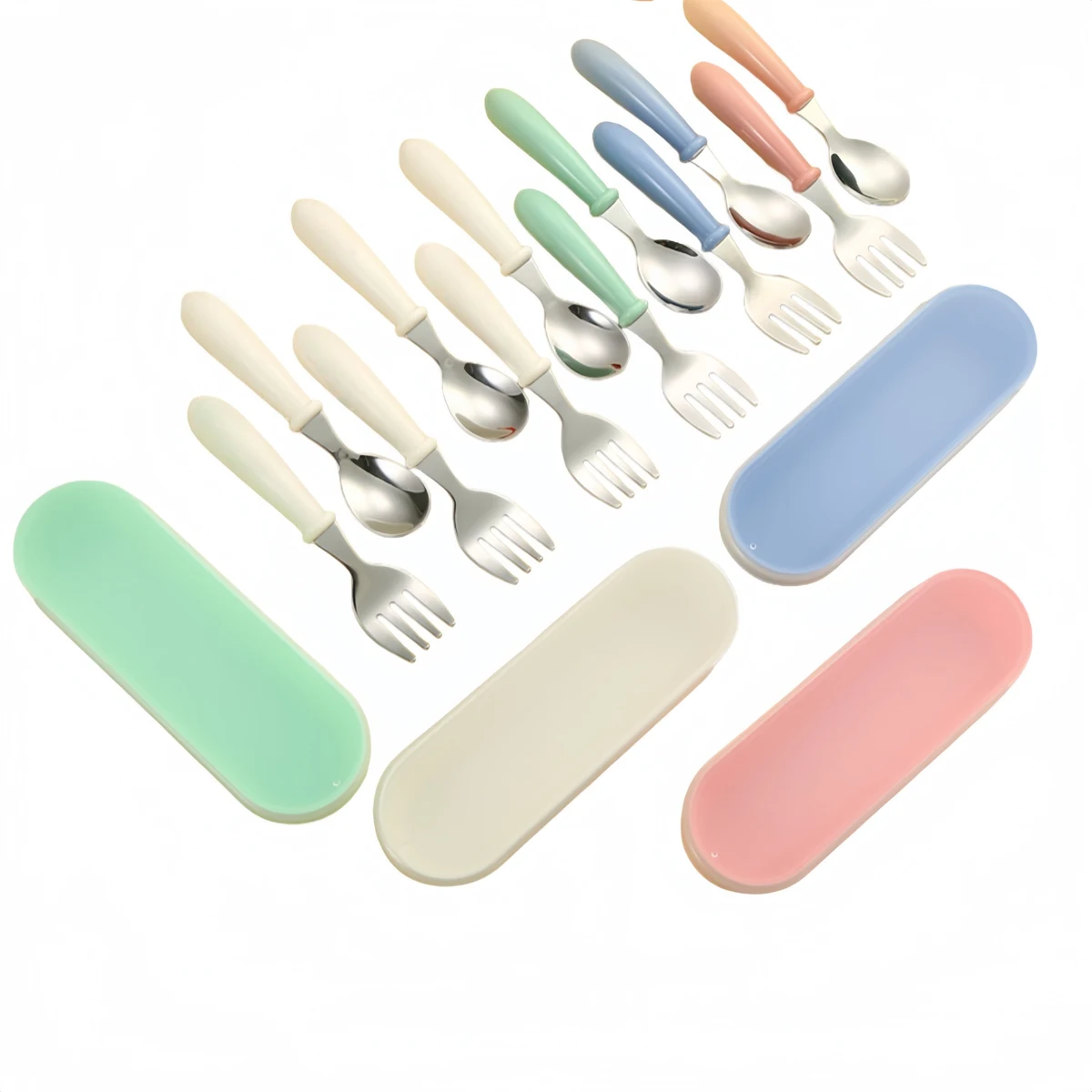 Stainless Steel Children's Three-Piece 1