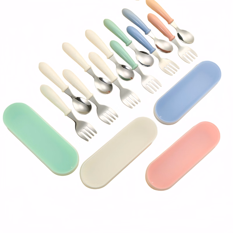 Stainless Steel Children's Three-Piece