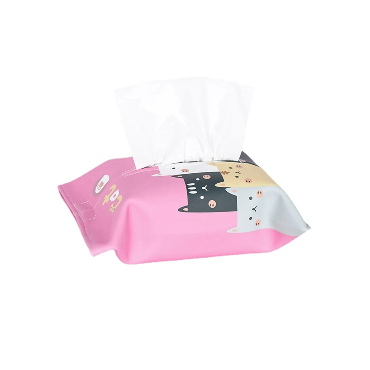 MOQ20 Car PU Leather Tissue Box 1