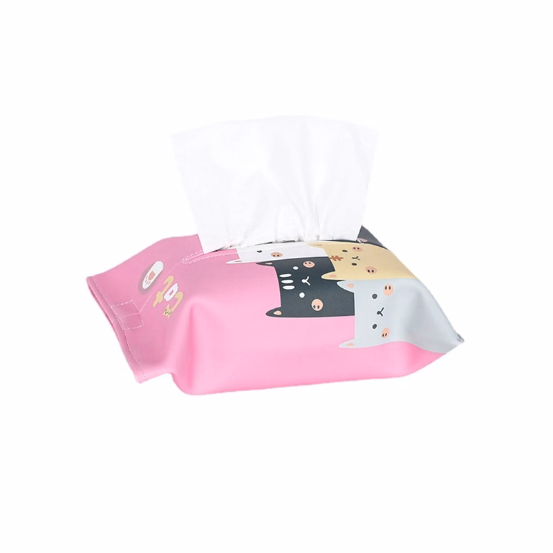 MOQ20 Car PU Leather Tissue Box