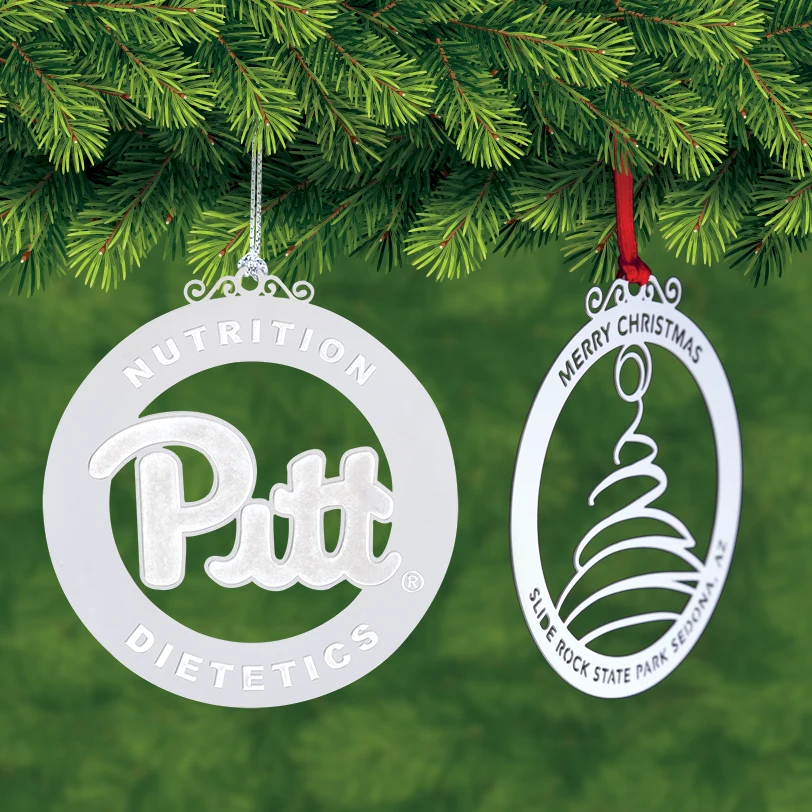 2" Etched Ornament 1