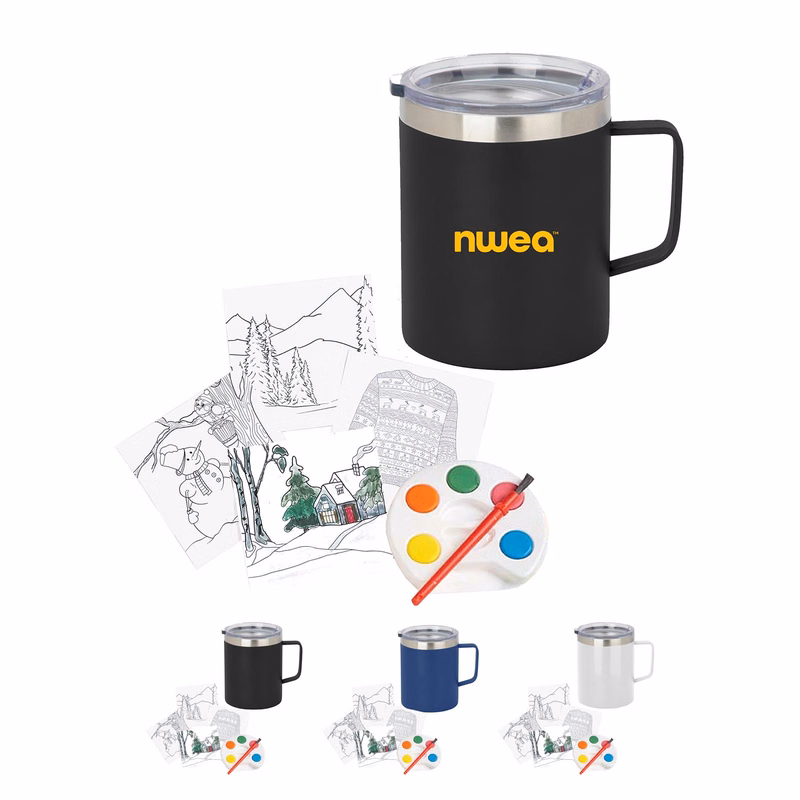 Holiday Adult Paint Set and Coffee Mug