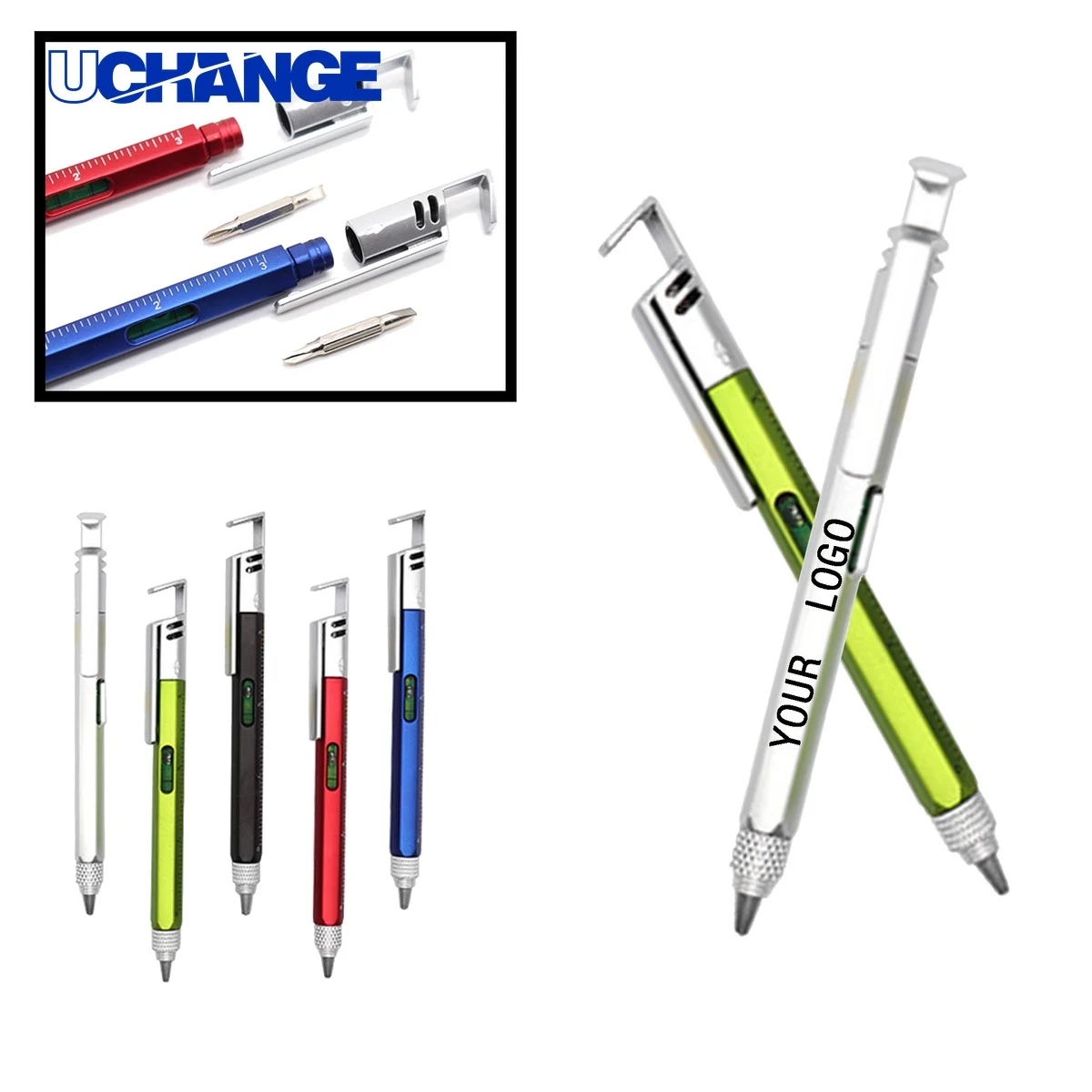 Multi-Function Measuring Pen with Phone Stand 1