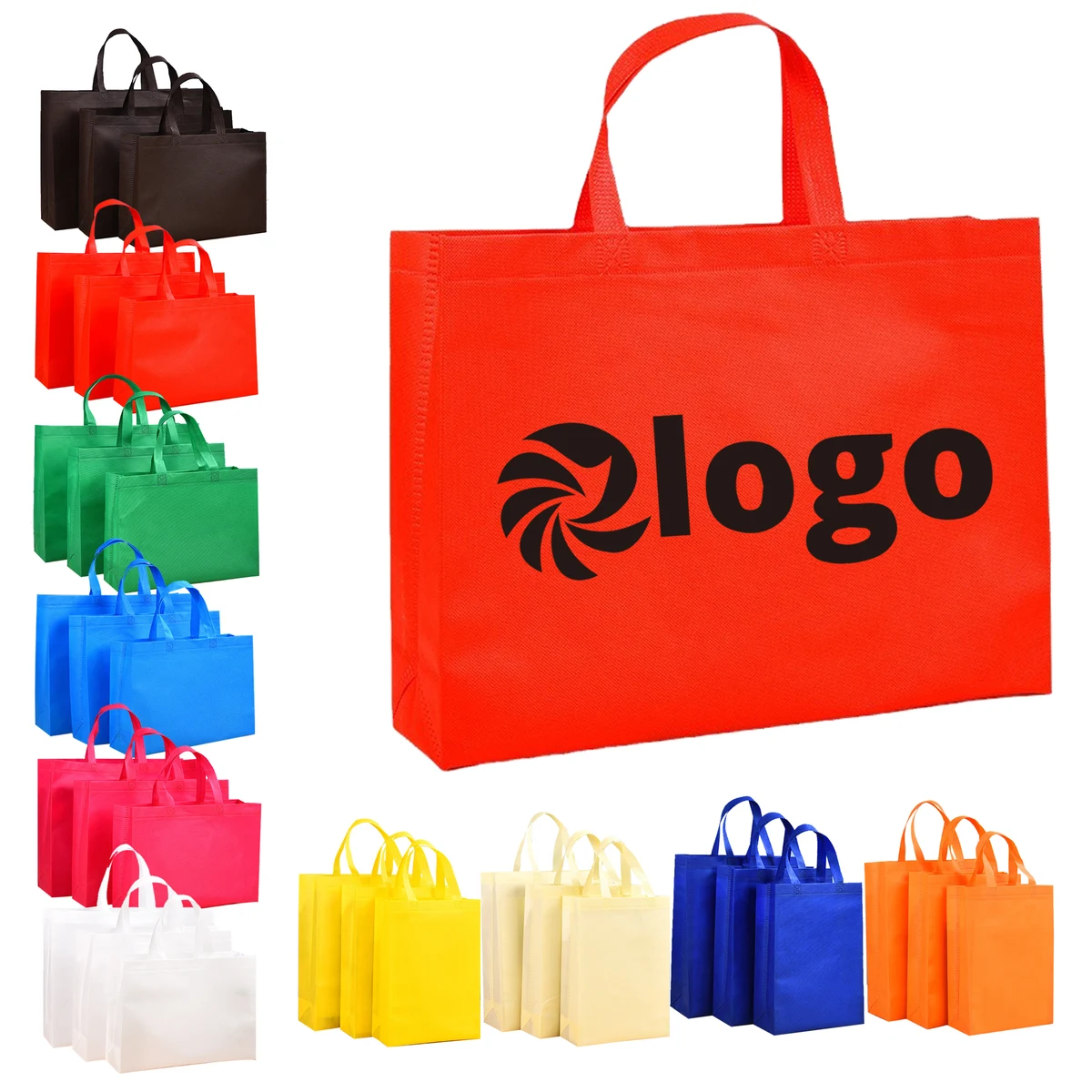 15"x13"x4" Eco-Friendly Non-Woven Tote Bag 1