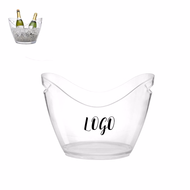4L Clear Cooler Ice Bucket