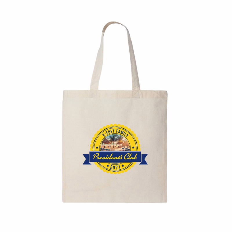 6 oz. Natural Color 100% Cotton Canvas Tote Bags