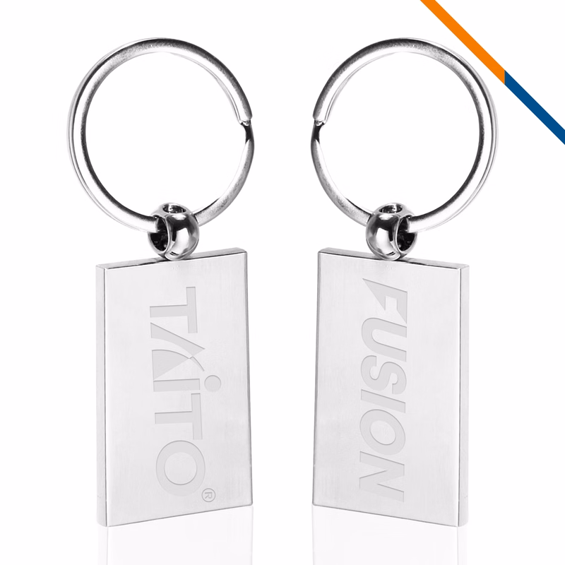 Shiny Rectangle Keychains