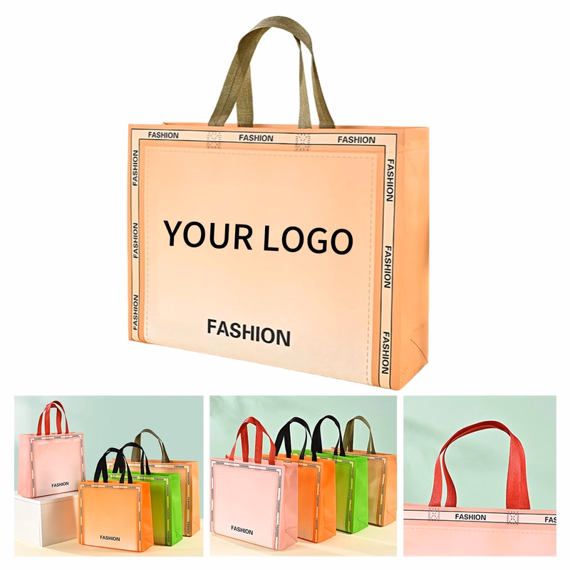 Gradient Color Nonwoven Tote Bag