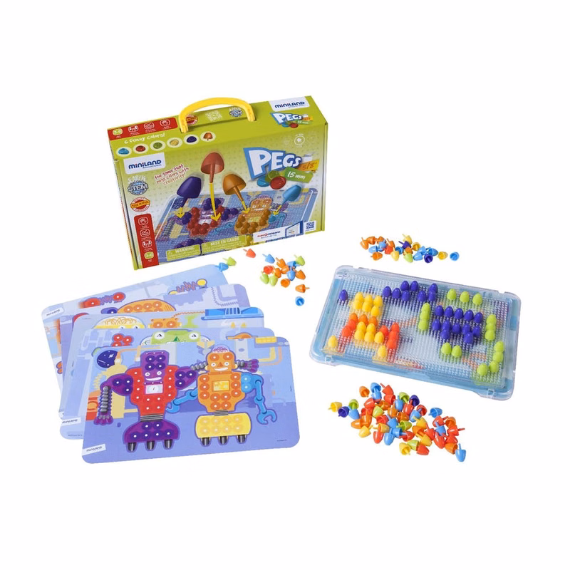 Pegs Coloring Activity Sets - 157 Pieces 5/8"