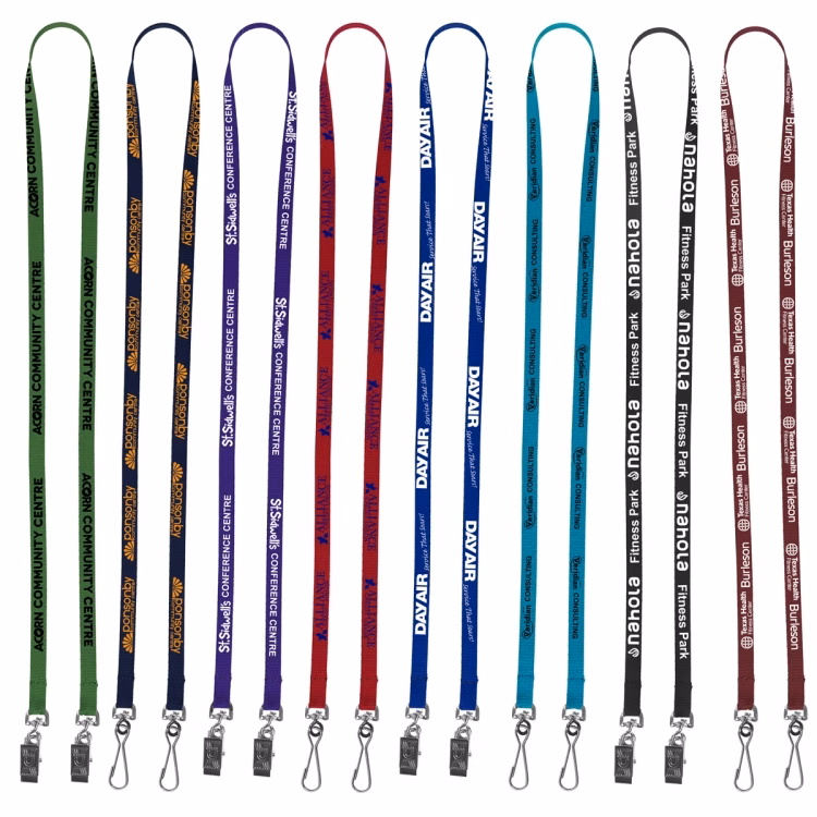 "CULVER" 3/4" Width Dual Attachment Silkscreen Polyester Lanyard