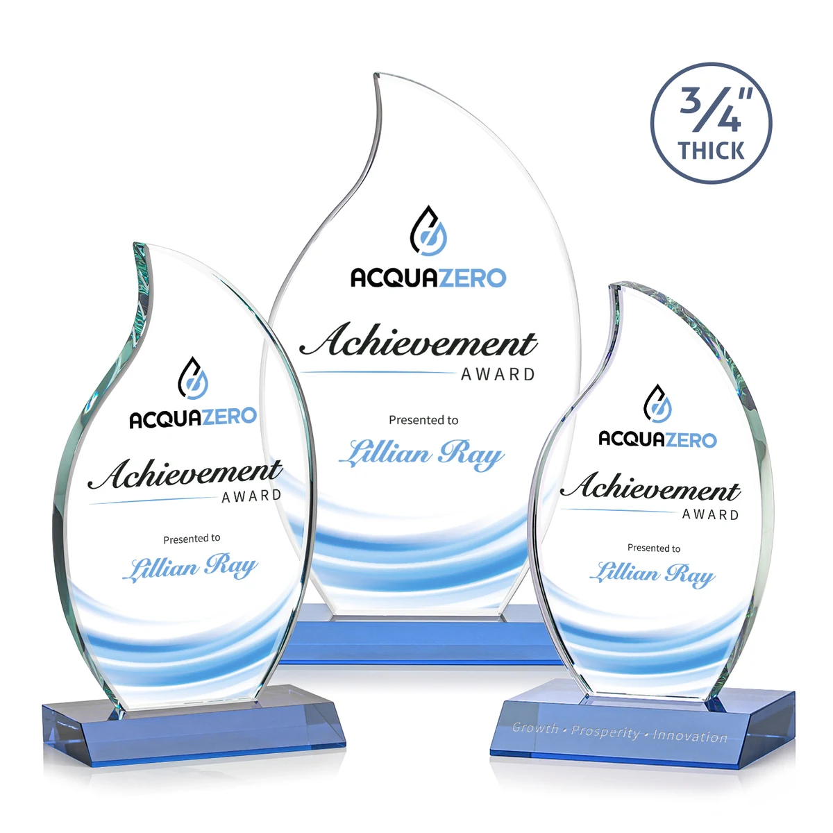 Croydon Flame VividPrint™ Award - Sky Blue 1