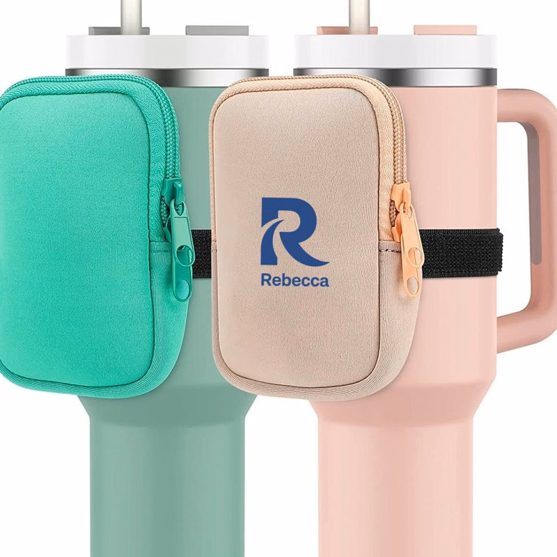 Customized diving material bottle cover waist bag