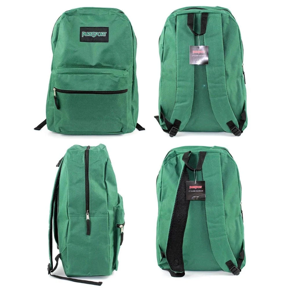 Classic Backpacks - Green 15" 1