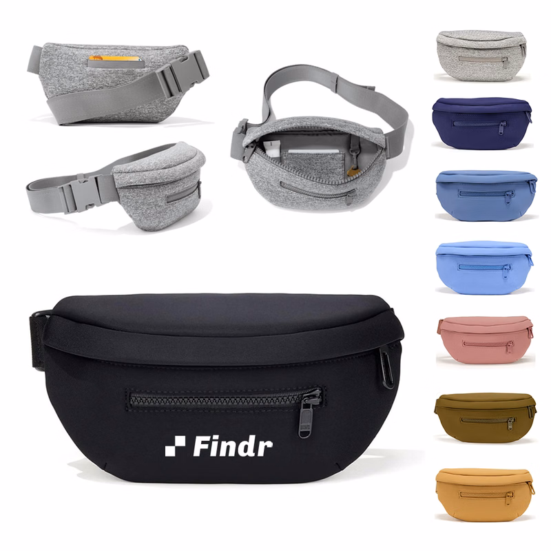 Zippered Hipster Fanny Pack