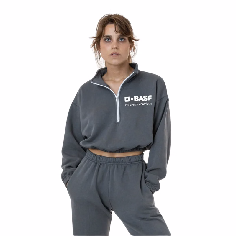 Flex Fleece Crop Half Zip