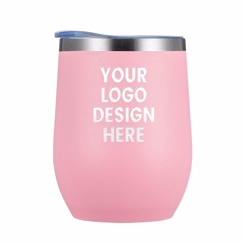 Vineyard-III 12 Oz Stemless Wine Tumblers (Double Walled)