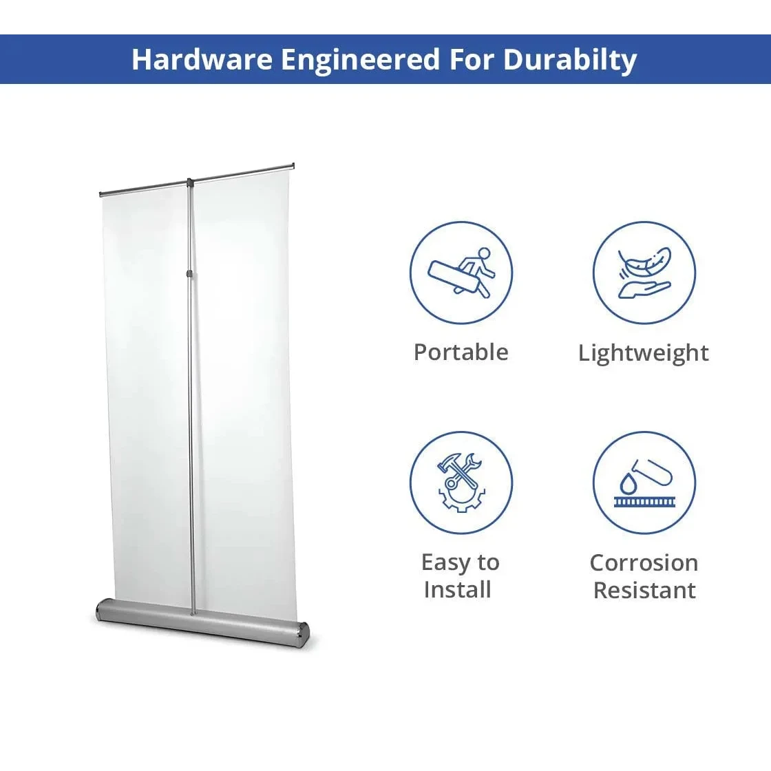 High Quality Retractable Banner Stands - Hardware only 1