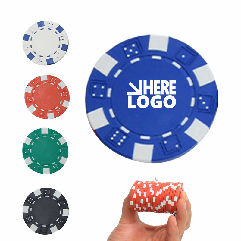 MOQ 100 ABS Pocker Chip Coin