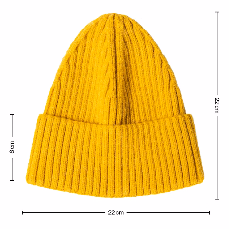 Sturdy Top High Wool Fiber Beanies
