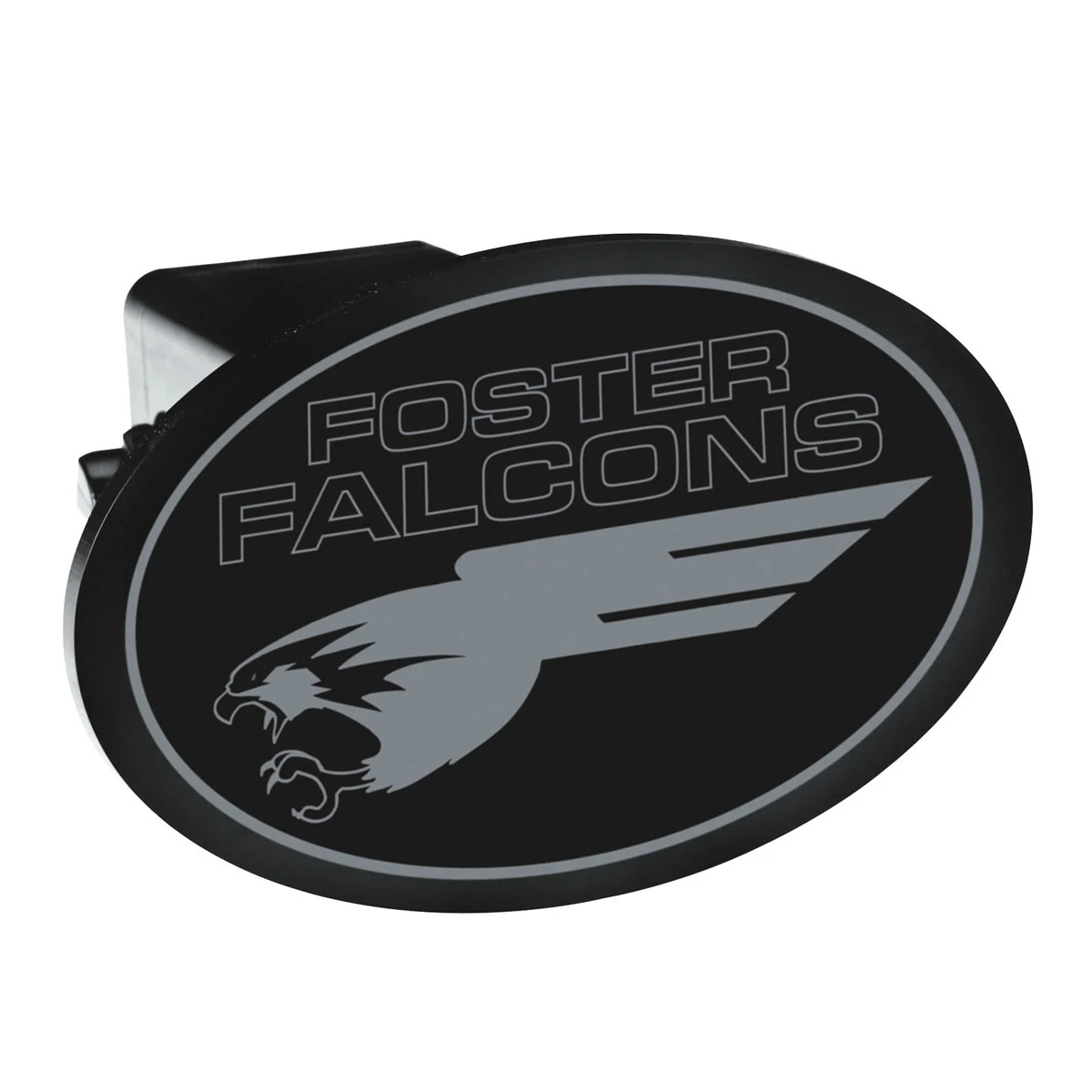 5" x 3 1/4" Oval Hitch Cover, Screen Print 1