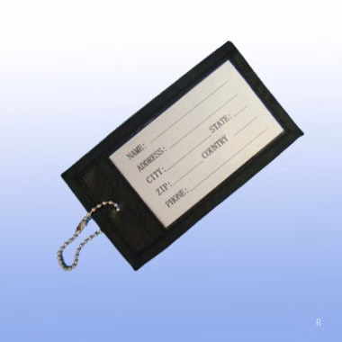 NYLON LUGGAGE TAG - BLACK