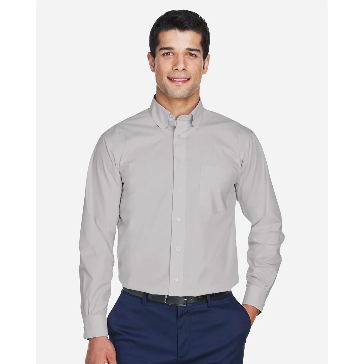 Men's Crown Collection® Broadcloth Woven Dress Shirt - D620 1