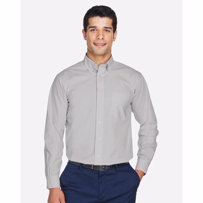 Men's Crown Collection® Broadcloth Woven Dress Shirt - D620