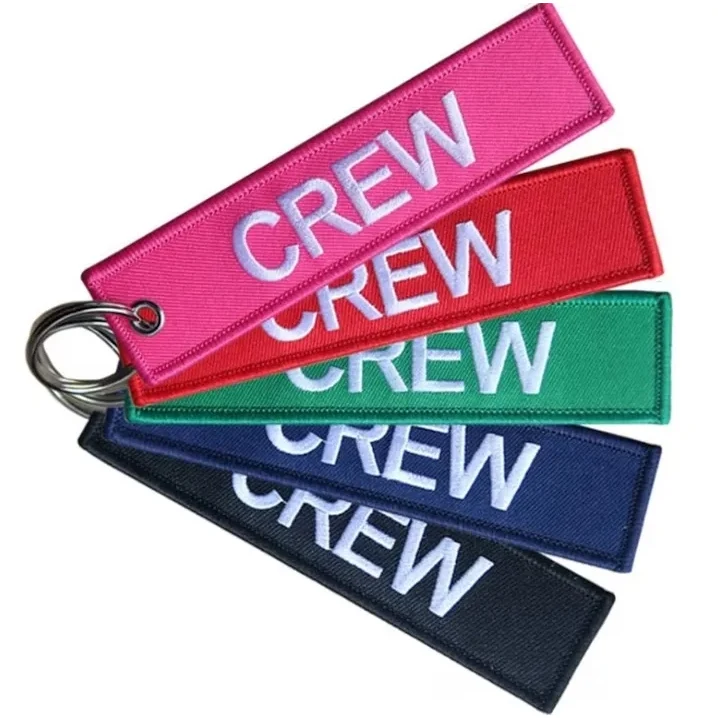 Double Sided Embroidery Key Tag 1