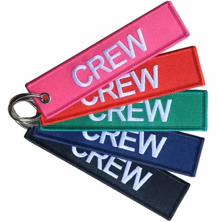 Double Sided Embroidery Key Tag