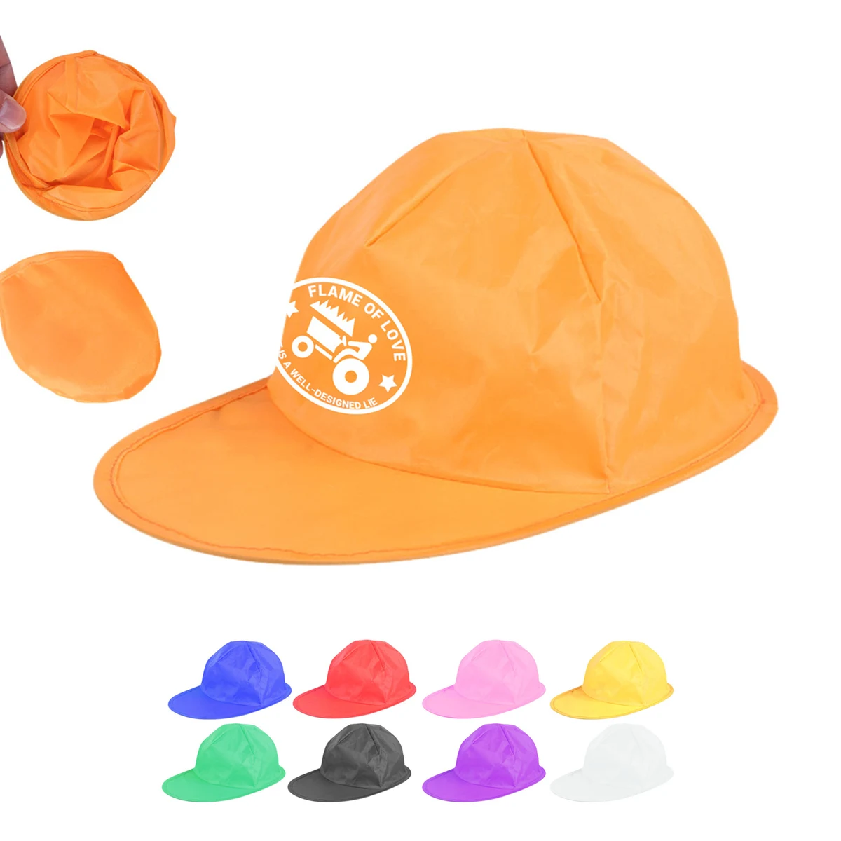 Nylon Foldable Cap With Pouch 1