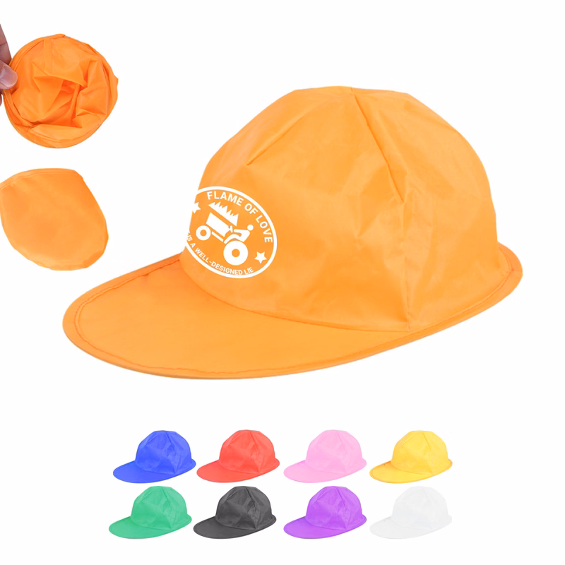 Nylon Foldable Cap With Pouch