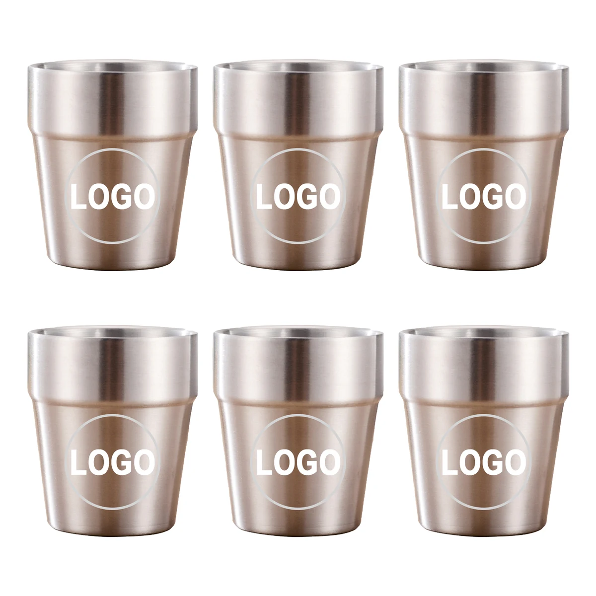 Stainless Steel Double-Walled Beer Mug 1
