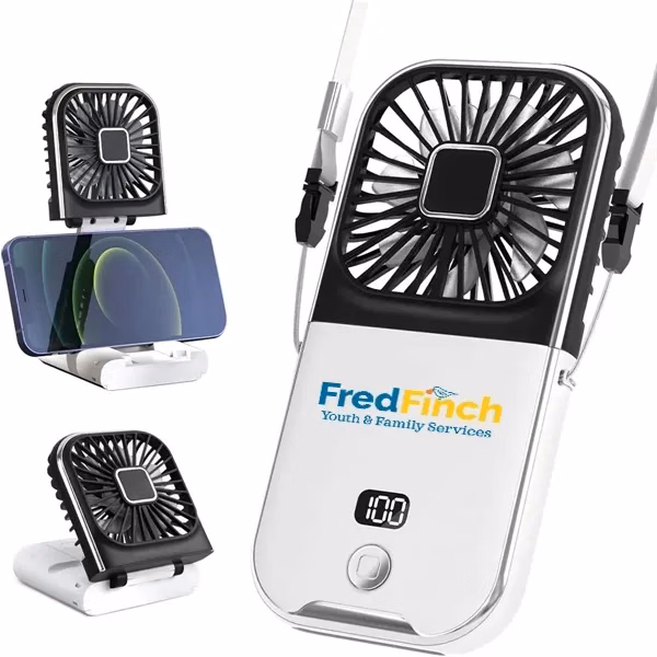Portable Handheld Fan with 3000mAh Power Bank
