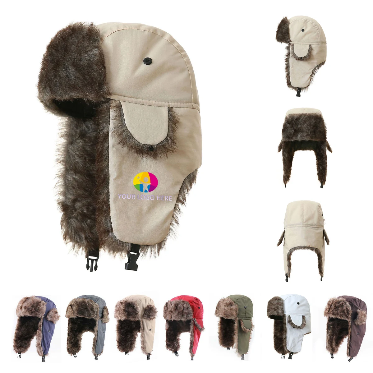 Winter Warmth Faux Fur Trapper 1