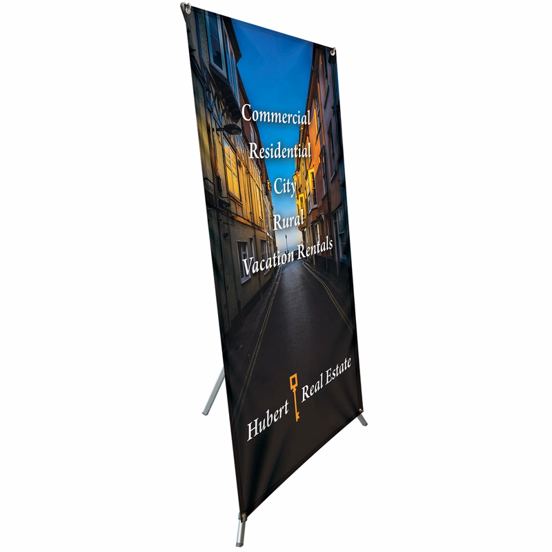 60" x 31" X-Banner Kit
