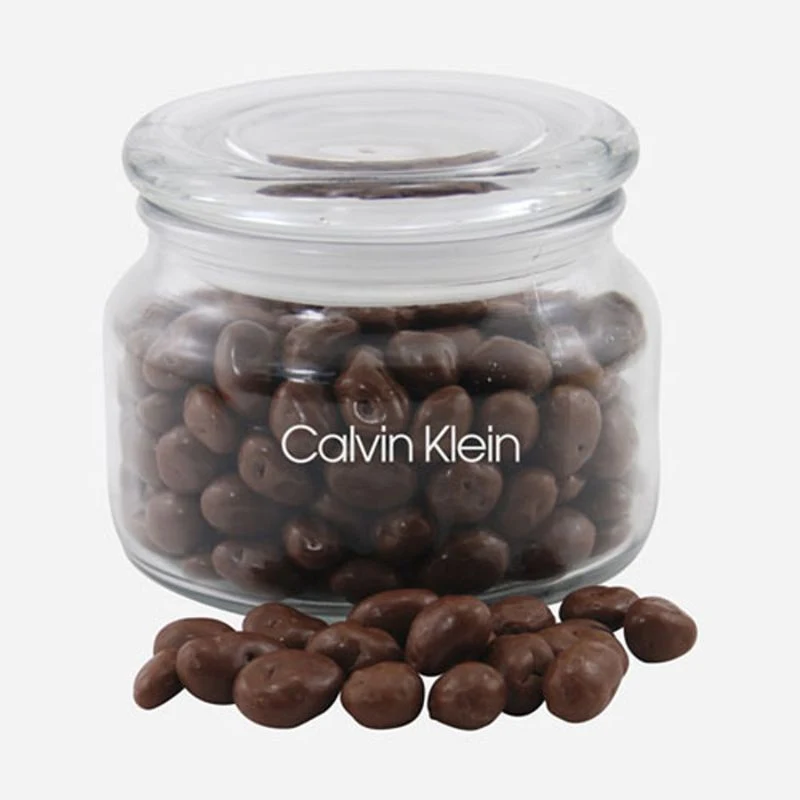 Jar with Choc Covered Raisins 1