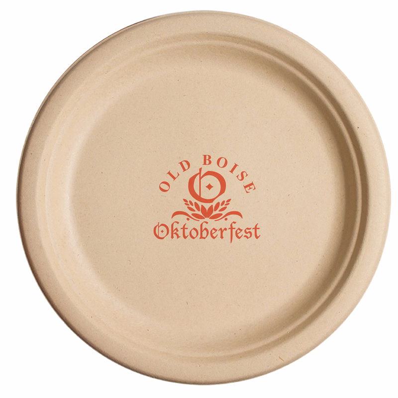 8.75" Round Eco-Friendly Paper Plate