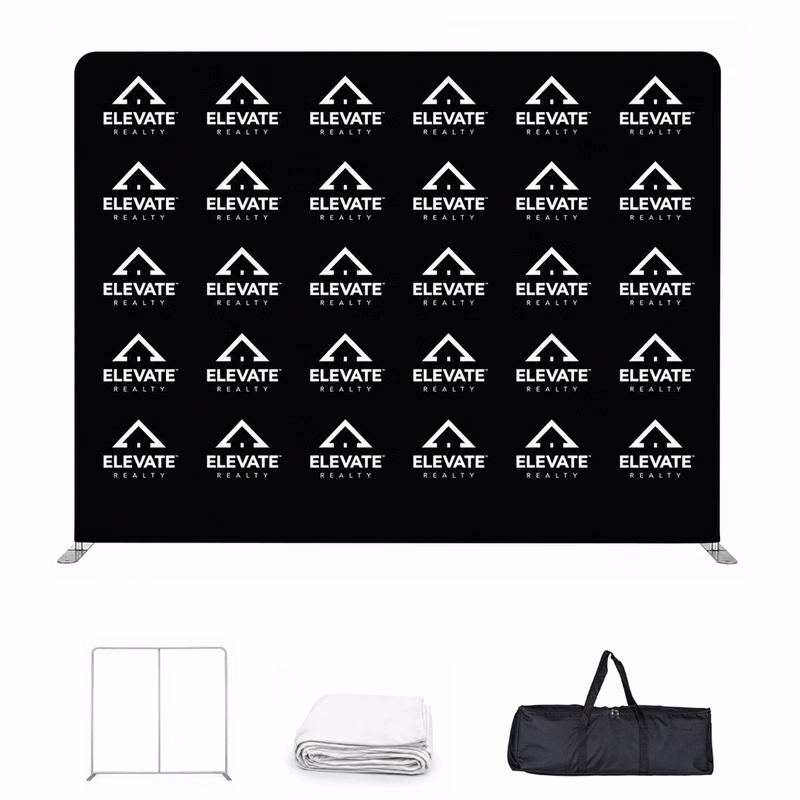 Custom Backdrop with Aluminum Alloy Stand 8' x 8'