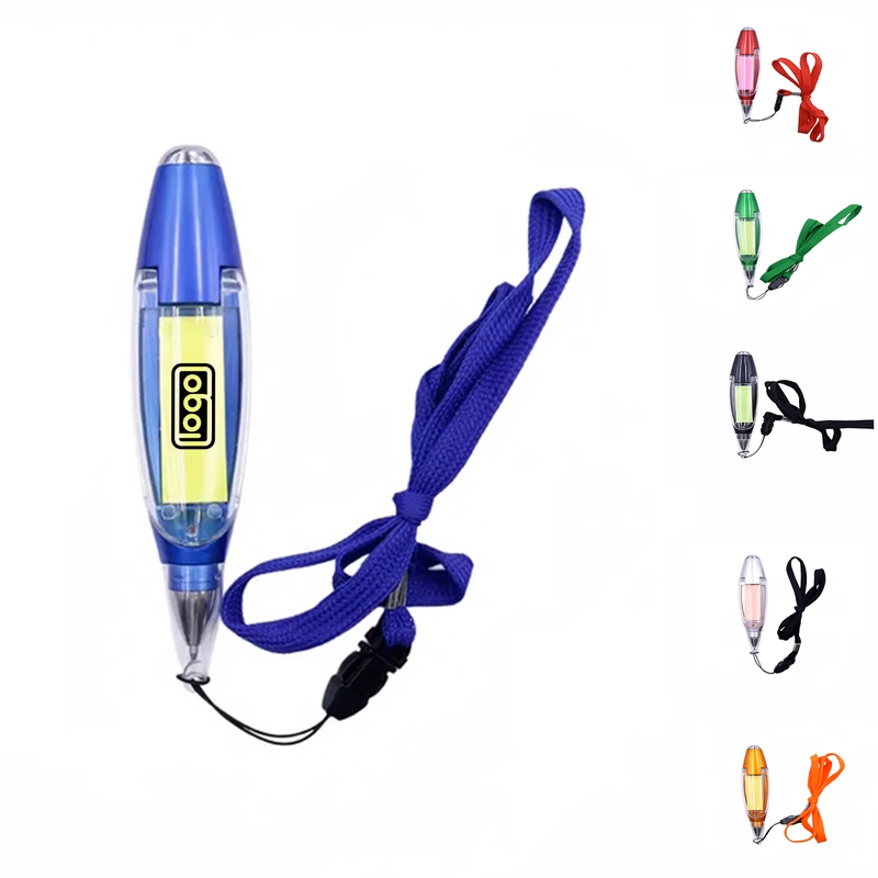 Lanyard Notepad Pen with Light