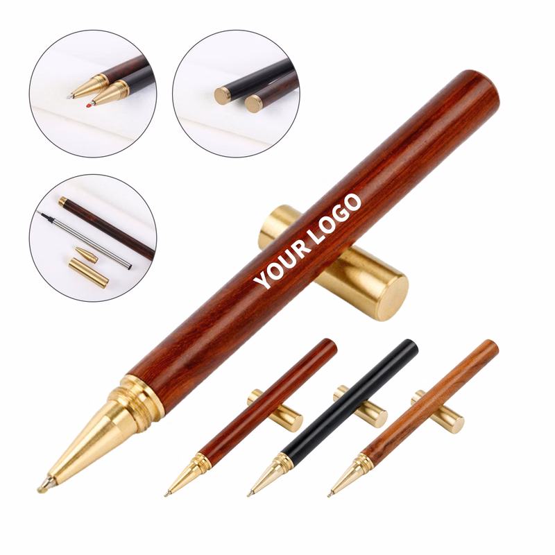Solid Wood Signature Pen Smooth Writing Barrel 6" Length