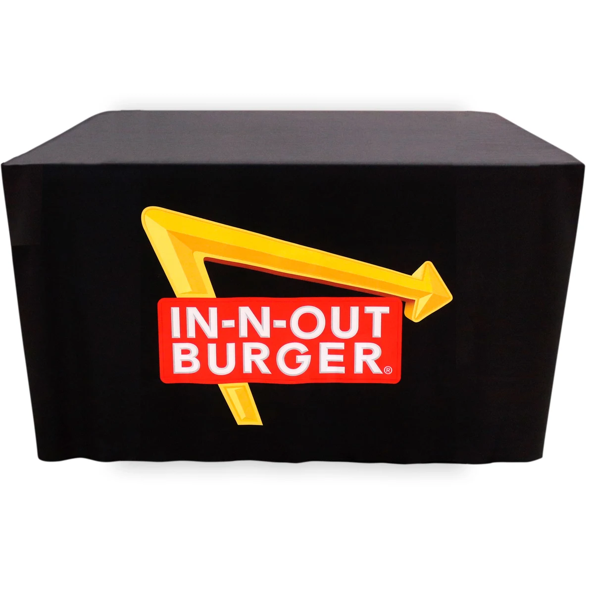 4' Fitted Tablecloth - OPEN BACK 1