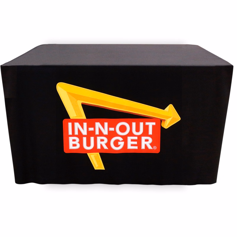 4' Fitted Tablecloth - CLOSED BACK